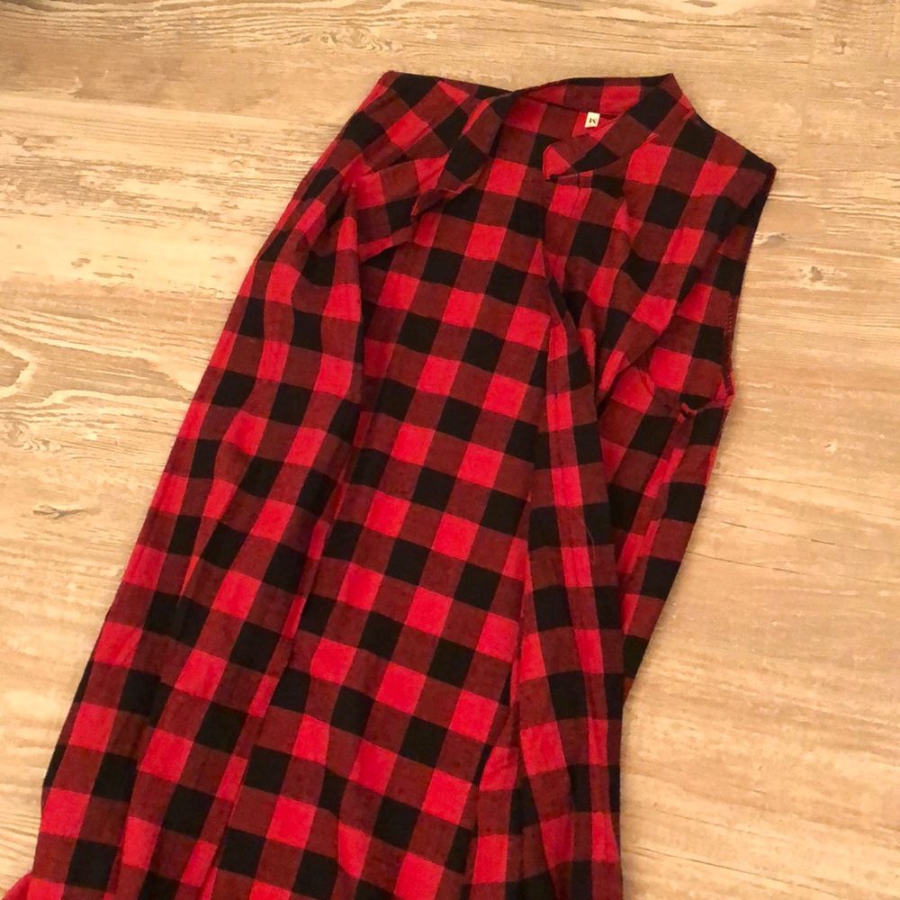 Plaid/ Flannel Vest